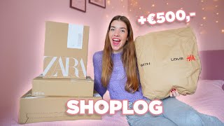 MEGA ZARA EN HampM SHOPLOG 🛍😍 ☆ Zenne Bakens [upl. by Sezen]