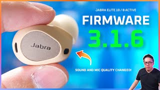 NEW Jabra Elite 10  8 Active Update Improves what 🤔 Firmware 316 [upl. by Haibot]