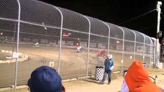 Ohsweken Speedway Heat 5 Winner Dustin Daggett  2G Canadian Nationals Sat Sept 15 2012 [upl. by Leod303]