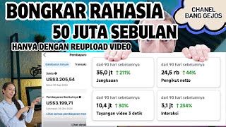 Bongkar Rahasia 50 Juta Sebulan Hanya Upload Video Dari Aplikasi China ke Facebook PRO facebookpro [upl. by Fuhrman]