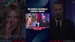 Selvaggia Luccarelli contro i taxisti shorts selvaggialucarelli lobby [upl. by Knah]