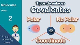 DIFERENCIAS entre covalente polar y no polar [upl. by Bloch23]