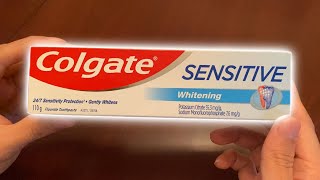 Colgate Sensitive Whitening Toothpaste GetUnboxed [upl. by Edelman]