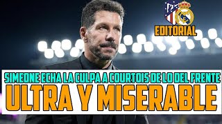 SIMEONE TOCA FONDO ECHANDO LA CULPA A COURTOIS DE LOS MECHERAZOS Y JUSTIFICANDO AL FRENTE [upl. by Eliga125]