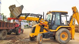 JCB 3DX Backhoe Loader Tractor Loading in Kerala video 🥰 [upl. by Weaks766]