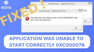 2024 FIXED  The Game amp Application Was Unable to Start Correctly 0xc00007b Windows  3WAYS [upl. by Kane187]