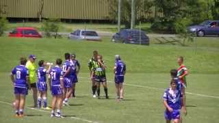 Mackay Referee clipping a player across the head [upl. by Itnahs332]