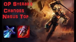 OP Steraks Gage Rework Nasus Top Spell Blade  Steraks [upl. by Aitercal]