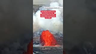 Kilauea volcano emits lava in Hawaii [upl. by Dael]