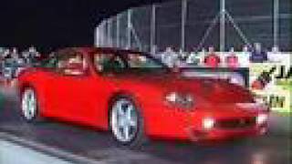 Exotic Battle Ferrari vs Lamborghini Drag Race II [upl. by Karalynn]