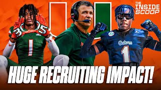 100s of Recruits WATCHED Miami Hurricanes SMASH Florida Gators  Whats The Fallout [upl. by Siana]