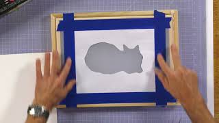 Cut Paper Stencil Method [upl. by Sidwell]