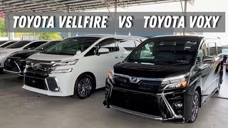 Toyota Vellfire VS Toyota Voxy  Recon Car by Jorden [upl. by Vonny]