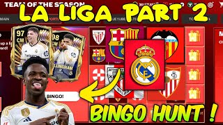 HOW TO GET LA LIGA EA SPORTS TEAM OF THE SEASON TOTS BINGO LOGOS MILESTONE IN EA FC FIFA MOBILE 24 [upl. by Ariamat]