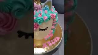 gâteau anniversaire thème licorne [upl. by Rik]