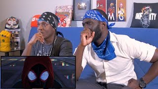 SPIDERMAN INTO THE SPIDERVERSE Official Trailer Reaction [upl. by Nylissej]