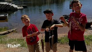 Fishing with kids Woods Canyon Lake [upl. by Nemra215]