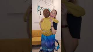 Lenny Lamb Preschool Carrier  1 Minute Front Carry Demo and Review with a 5yr old [upl. by Atteuqahc]