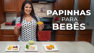 Receitas de Papinhas para Bebês  Simples e Rápida [upl. by Nyllaf]