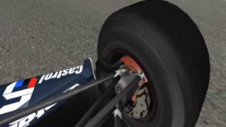 Brabham BT52 F1 1983 red hot brakes [upl. by Kasper40]