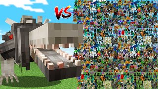 SCP682 vs 500 RANDOM MOBS [upl. by Joash]