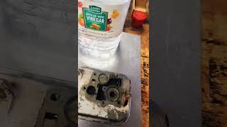 Does cleaning rusty gas tanks with vinegar work smallenginerepair lawnmowermechanic [upl. by Stonwin]