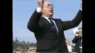 Cecil Peacock conducts Easington Colliery Brass band [upl. by Erehs]