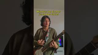 Demoliendo hotelesCharly García charlygarcía musica rock cover guitar shorts [upl. by Aihsined]