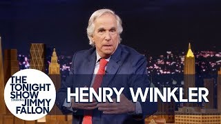 Henry Winkler Kicks Off His Tonight Show Interview with quotThe Fonzquot Dance [upl. by Kelson]