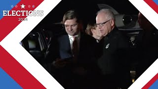 Vice Presidential candidate Tim Walz arrives in Seattle [upl. by Zelikow]