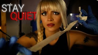 STAY QUIET Post Apocalyptic Medical Exam  A Quiet Place  ASMR ASL Personal Attention [upl. by Schuh]