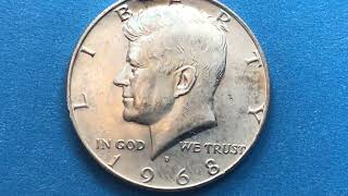 Value of 1968 Kennedy Half Dollar [upl. by Nager]