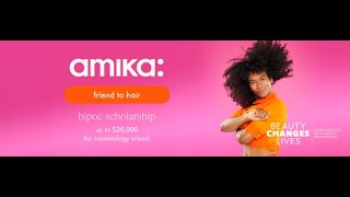 Amika Friend To Hair Bipoc Scholarship [upl. by Felten]