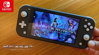 Saints Row IV  ReElected Nintendo Switch Lite GAMEPLAY 2 [upl. by Ahsait]