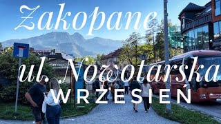 Zakopane we wrześniu ul Nowotarska [upl. by Annehcu452]