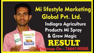 indiagro product result grow magicmi spray  mi lifestyle  ram patil [upl. by Adanar63]