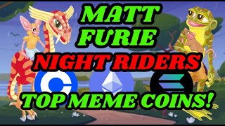 Matt Furie Night Riders  Best Meme Coins [upl. by Marilla]