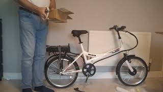 Unbox amp Assembly of EPlus 20in CH25 24V City Ebike Electric Bike [upl. by Nyrtak]