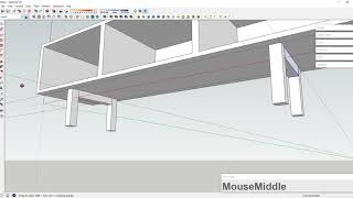 SKETCHUP INTERIOR IKEA STOCKHOLM TV TABLE [upl. by Ennyroc]