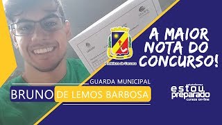 CONHEÇA O CANDIDATO QUE TIROU A MAIOR NOTA DO CONCURSO GUARDA CARUARU [upl. by Tali]