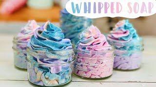 Diy Foaming Bath Butter Whipped Soap Tutorial [upl. by Dazhehs]