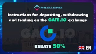 Instructions For Depositing Withdrawing And Trading On The Gateio Exchange  50 fee refund [upl. by Cogan800]