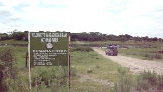 Khumaga Entrance Makgadikgadi NP Botswana  January 2010 [upl. by Cyrill]