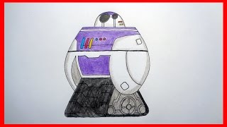 How to draw droid ER1 by Dmitry Syrman [upl. by Costin]