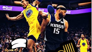 Patrick mccaw suffers scary injury vs Kings Vince Carter prays [upl. by Nam]