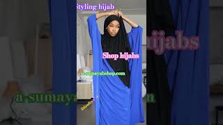 how to style your hijab  with earrings by asumayahshop hijabstyle hijabfashion inspo [upl. by Ientirb508]