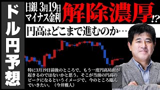 ドル円予想：日銀マイナス金利解除で円高はどこまで進むのか【マット今井 実践FXトレードのつぼ】2024314 [upl. by Nymassej]