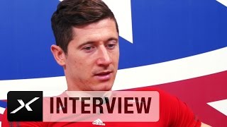 Robert Lewandowski quotPierreEmerick Aubameyang hat mich motiviertquot  FC Bayern München [upl. by Fotina]