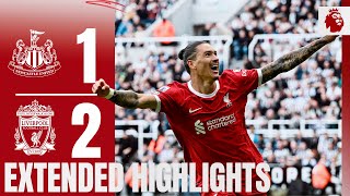 EXTENDED HIGHLIGHTS Newcastle Utd 12 Liverpool  TWO DARWIN NUNEZ GOALS in dramatic comeback [upl. by Juditha]