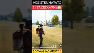 🦁HAYATO MONSTROUS KILLS🫨hayato freefire freefiremax freefireshorts gaming tamilgamer yt game [upl. by Amol759]